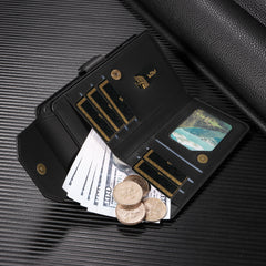 Étui en cuir PU pour Samsung Galaxy S25 FE avec porte-cartes et dragonne 