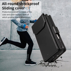 Étui en cuir PU pour Samsung Galaxy S25 FE avec porte-cartes et dragonne 