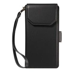 Étui en cuir PU pour Samsung Galaxy S25 FE avec porte-cartes et dragonne 