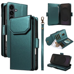 Étui en cuir PU pour Samsung Galaxy S25 FE avec porte-cartes et dragonne 