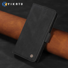 Für Samsung Galaxy S25 FE Ledertasche YIKATU YK-005 Skin-Touch-Feeling Brieftasche Telefonabdeckung 