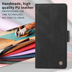 Für Samsung Galaxy S25 FE Ledertasche YIKATU YK-005 Skin-Touch-Feeling Brieftasche Telefonabdeckung 