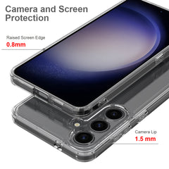 For Samsung Galaxy S25 FE Clear Phone Case TPU+Acrylic Shockproof Phone Back Cover