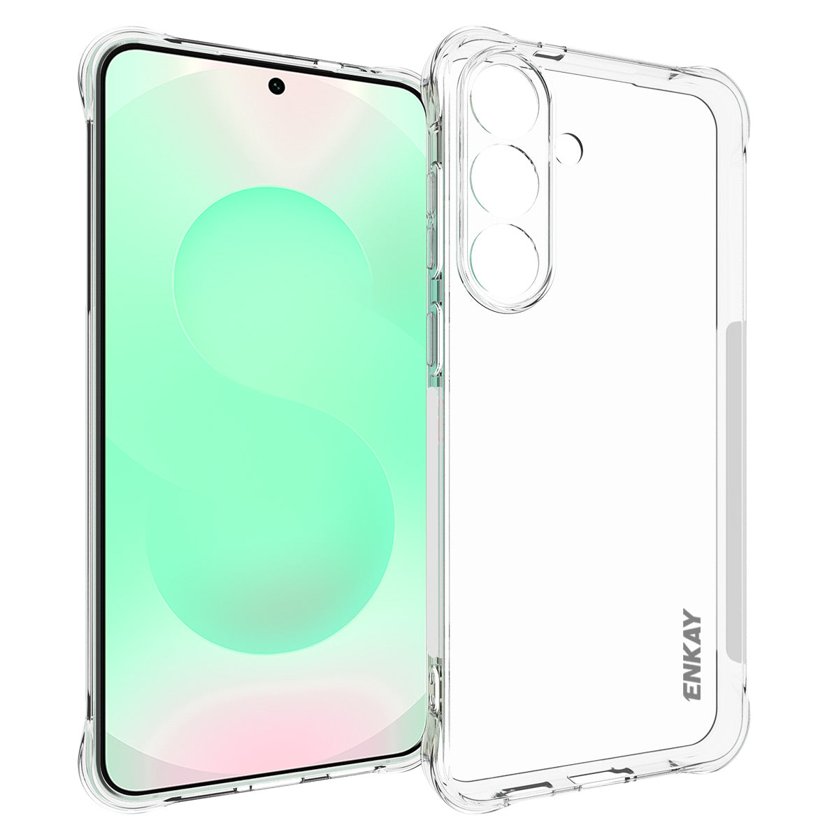 For Samsung Galaxy S25 FE Clear Phone Case ENKAY HAT PRINCE Shockproof Anti-slip TPU Cover