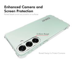 For Samsung Galaxy S25 FE Clear Phone Case ENKAY HAT PRINCE Shockproof Anti-slip TPU Cover