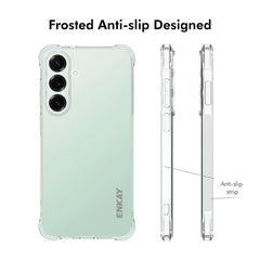 For Samsung Galaxy S25 FE Clear Phone Case ENKAY HAT PRINCE Shockproof Anti-slip TPU Cover