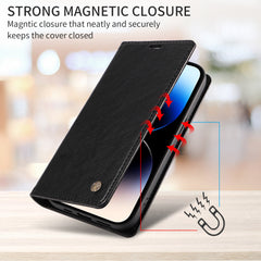 For Samsung Galaxy S25 FE Wallet Case YIKATU YK-006 Magnetic Closure Leather Phone Cover Litchi Texture
