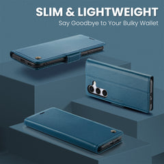 For Samsung Galaxy S25 FE Case CASEME 023 Series RFID Blocking Glossy Stand Phone Cover