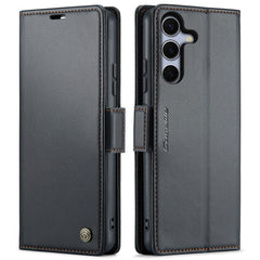 For Samsung Galaxy S25 FE Case CASEME 023 Series RFID Blocking Glossy Stand Phone Cover