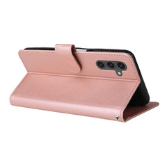 For Samsung Galaxy S25 FE Case Wallet Stand PU Leather Phone Cover with Wrist Strap