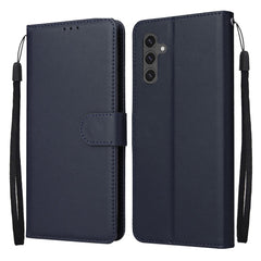 For Samsung Galaxy S25 FE Case Wallet Stand PU Leather Phone Cover with Wrist Strap