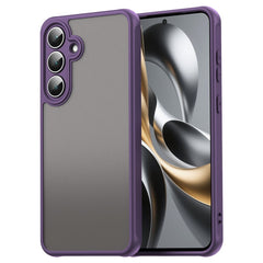 Coque antichoc pour Samsung Galaxy S25 FE, airbags, coque arrière translucide givrée en PC + TPU 