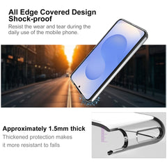Coque arrière transparente en TPU souple pour Samsung Galaxy S25 (série UX-10) 