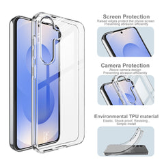 Coque arrière transparente en TPU souple pour Samsung Galaxy S25 (série UX-10) 