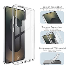 Coque arrière transparente en TPU souple pour Samsung Galaxy S25 Ultra (série UX-10) 
