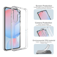 Coque arrière transparente en TPU souple pour Samsung Galaxy S25 FE (série UX-10) 