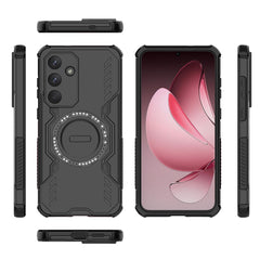 Coque magnétique pour Samsung Galaxy S25 FE, motif papillon, ajourée, dissipation thermique, PC + TPU 