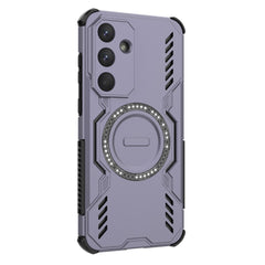 Coque magnétique pour Samsung Galaxy S25 FE, motif papillon, ajourée, dissipation thermique, PC + TPU 