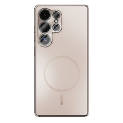 ABEEL For Samsung Galaxy S25 Ultra Magnetic Case TPU PC Cooling Matte Phone Back Cover with Lens Film