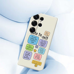 For Samsung Galaxy S25 Ultra Case Colored Sticky Notes Pattern Printing Straight Edge TPU Phone Back Cover
