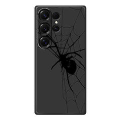 Für Samsung Galaxy S25 Ultra Hülle Spinnenmuster Druck Gerade Kante TPU Telefon Rückseite 