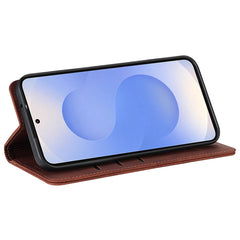 AZNS For Samsung Galaxy S25 FE Case PU Leather Wallet Phone Cover