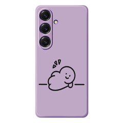 For Samsung Galaxy S25 Case Stick Figure Pattern Printing Straight Edge TPU Phone Back Cover