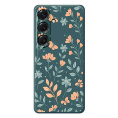 Für Samsung Galaxy S25 Hülle Gelbe Blumen Muster Druck Gerade Kante TPU Telefon Rückseite 