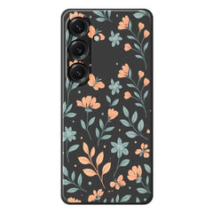 Für Samsung Galaxy S25 Hülle Gelbe Blumen Muster Druck Gerade Kante TPU Telefon Rückseite 