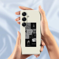 For Samsung Galaxy S25 Case Stitching Photos Pattern Printing Straight Edge TPU Phone Back Cover