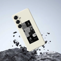 For Samsung Galaxy S25 Case Stitching Photos Pattern Printing Straight Edge TPU Phone Back Cover