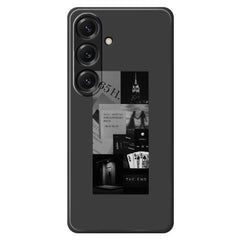 For Samsung Galaxy S25 Case Stitching Photos Pattern Printing Straight Edge TPU Phone Back Cover