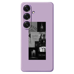 For Samsung Galaxy S25 Case Stitching Photos Pattern Printing Straight Edge TPU Phone Back Cover