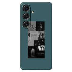 For Samsung Galaxy S25 Case Stitching Photos Pattern Printing Straight Edge TPU Phone Back Cover