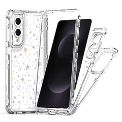 For Samsung Galaxy S25 Edge Case Acrylic TPU Clear Phone Cover with Laser-printed Film