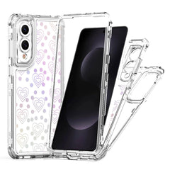 For Samsung Galaxy S25 Edge Case Acrylic TPU Clear Phone Cover with Laser-printed Film