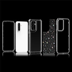 For Samsung Galaxy A36 5G / A56 5G Case Acrylic TPU Clear Phone Cover with Laser-printed Film