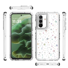 For Samsung Galaxy A36 5G / A56 5G Case Acrylic TPU Clear Phone Cover with Laser-printed Film