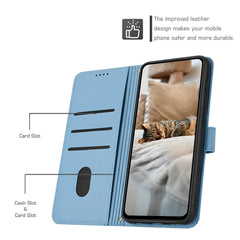 For Samsung Galaxy S25 FE Wallet Case Cats Imprint Leather Phone Cover with Strap