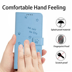 For Samsung Galaxy S25 FE Wallet Case Cats Imprint Leather Phone Cover with Strap