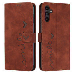 Étui en cuir PU avec support pour Samsung Galaxy S25 FE, motif cœur imprimé 