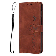 Étui en cuir PU avec support pour Samsung Galaxy S25 FE, motif cœur imprimé 