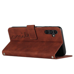 Étui en cuir PU avec support pour Samsung Galaxy S25 FE, motif cœur imprimé 