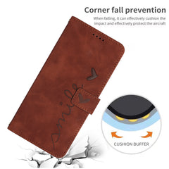 Étui en cuir PU avec support pour Samsung Galaxy S25 FE, motif cœur imprimé 