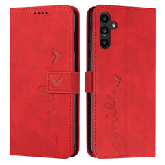 Étui en cuir PU avec support pour Samsung Galaxy S25 FE, motif cœur imprimé 