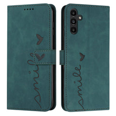 Étui en cuir PU avec support pour Samsung Galaxy S25 FE, motif cœur imprimé 