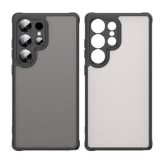 For Samsung Galaxy S25 Ultra Case with Screen Film WANLONFENG FD Series Skin Touch TPU PC Phone Back Cover