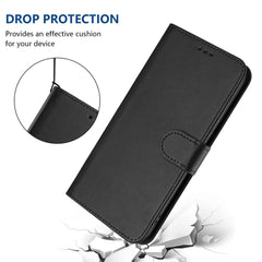 For Samsung Galaxy S25 Edge Wallet Case RFID Blocking Calf Texture Leather Stand Phone Cover with Strap