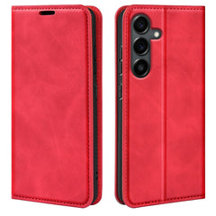 For Samsung Galaxy S25 FE Case Skin Touch Leather Wallet Phone Cover