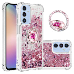 For Samsung Galaxy A17 5G / A26 5G TPU Case with Kickstand Quicksand Shockproof Cover